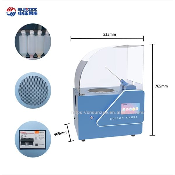 Flower Cotton Candy Machine