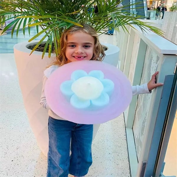 Say goodbye to manual labor with the convenience of a full automatic cotton candy machine