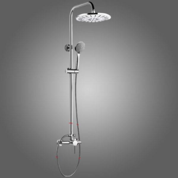 Genieße das Vergnügen von heißem Wasser mit Regendusche Thermostat