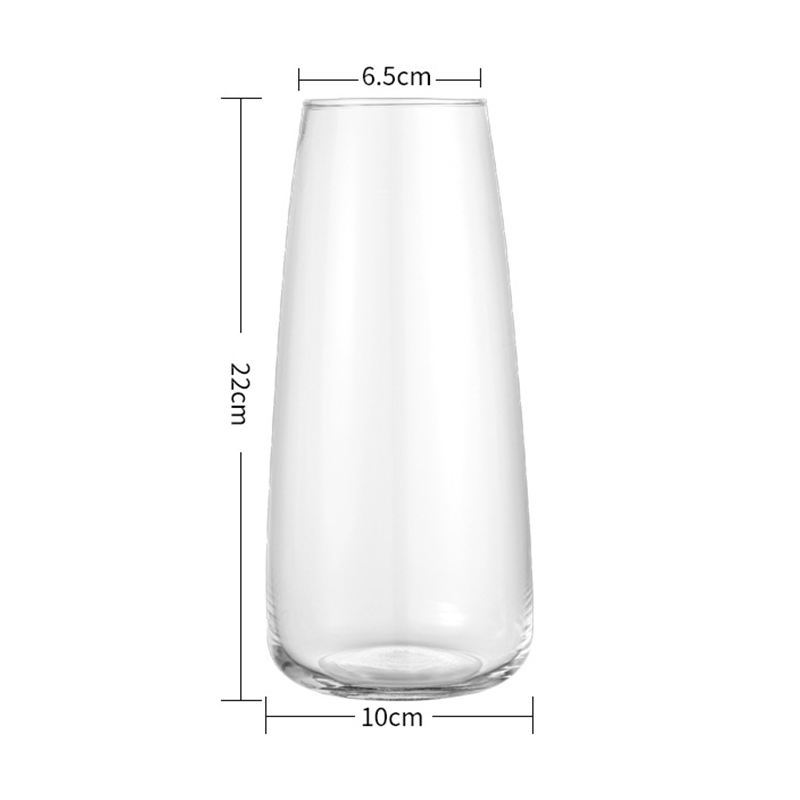 Cylinder Vases Clear Vase Tall Glass Vases Custom Colorful Home Office Decor Glass Flower Vases details