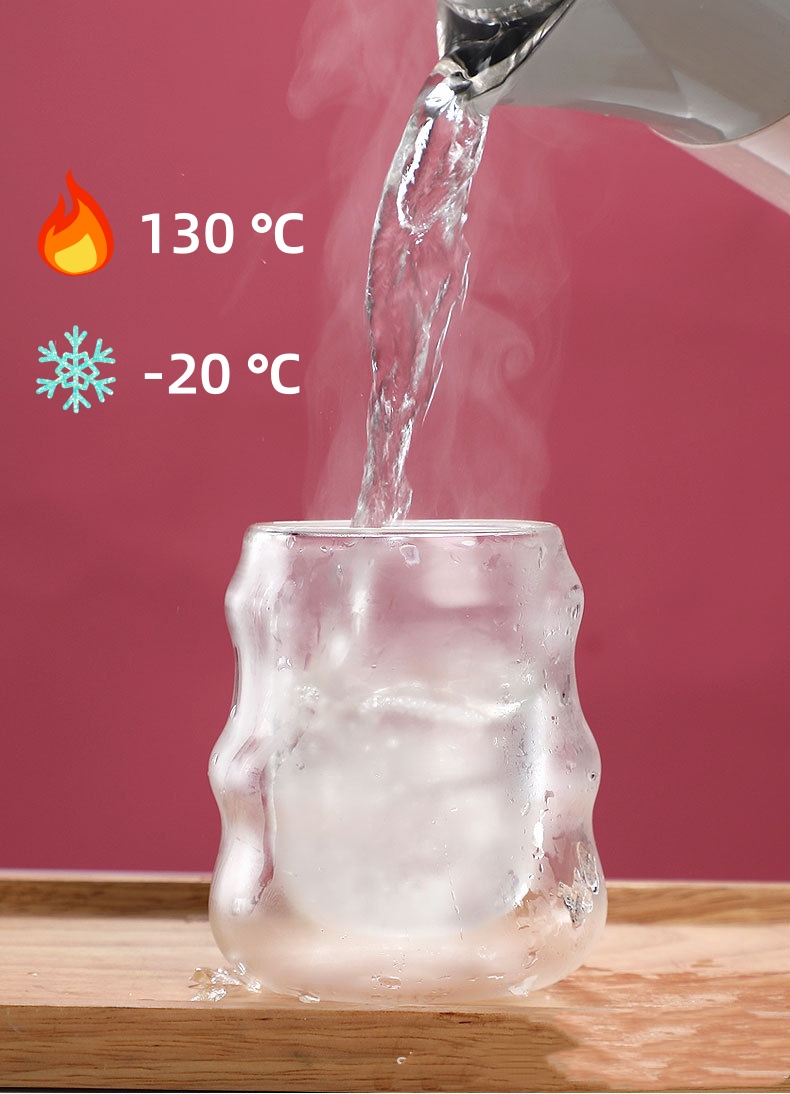 Glass Espresso Glasses 200 ml Wholesale Transparent Double-Walled Glass Small Milk Cup Glass Bear Coffee Mug with Handle details