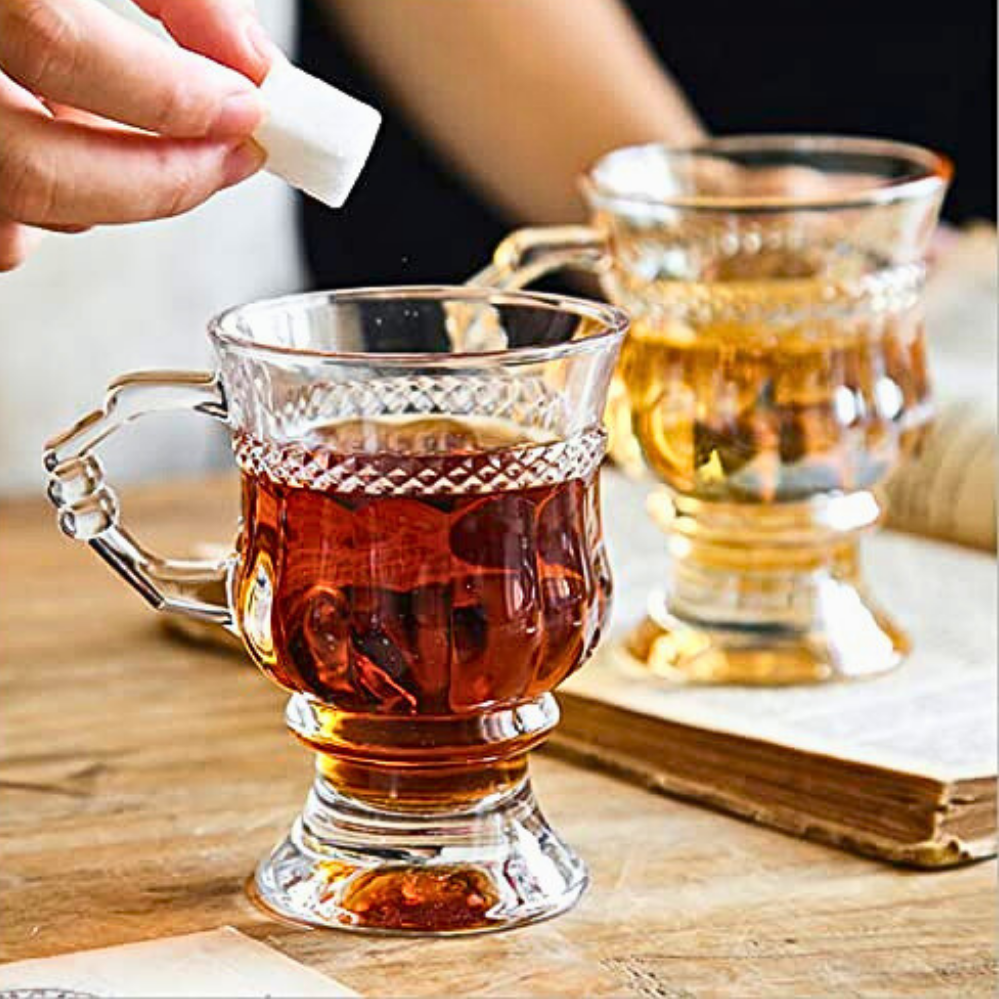 European Style Vintage Wine Glass Irish Coffee Glasses for Bar Gift Tea Dringking Cup supplier