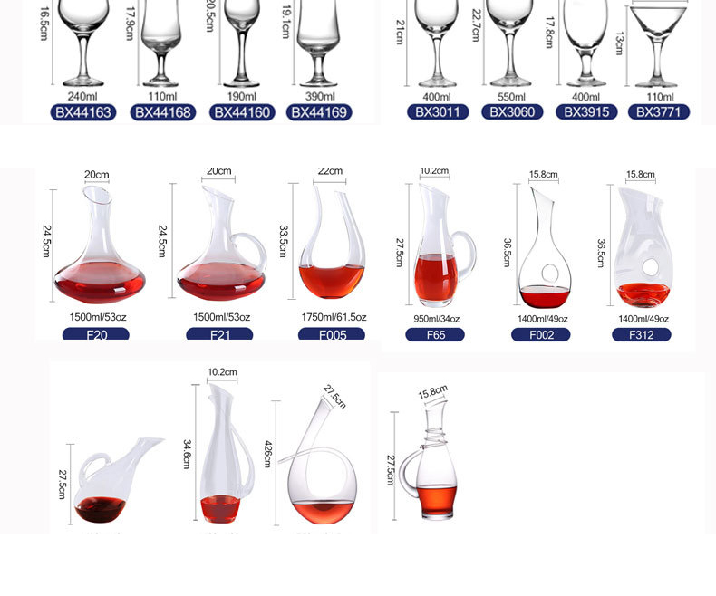 Custom Logo Gift Box Set Mouth Blown Luxury Glass Wine Decanter Cups Set supplier