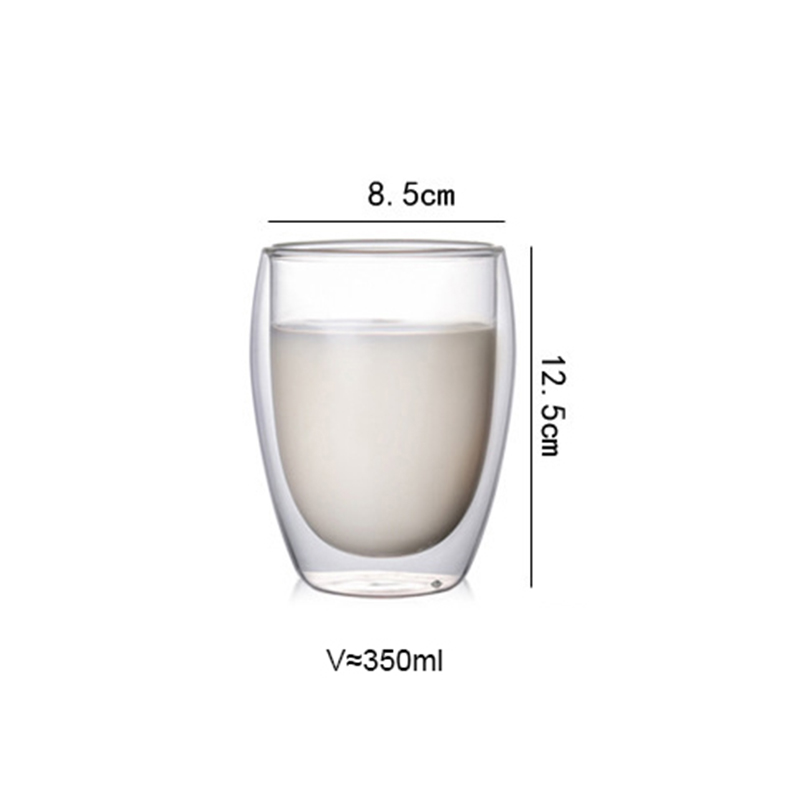 Wholesale Borosilicate Double Walled Tea Coffee Glasses Cup details