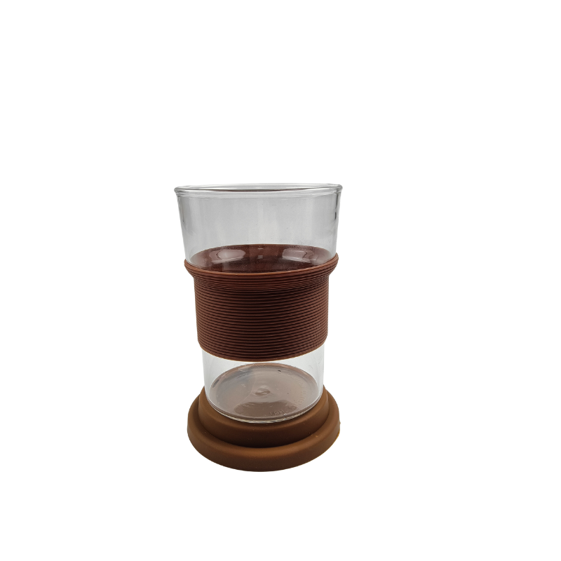 Wholesale Portable Outdoor Drinkware Heat Insulation Glass Travel Tea Coffee Pot Set with Filter and Carring Bag details
