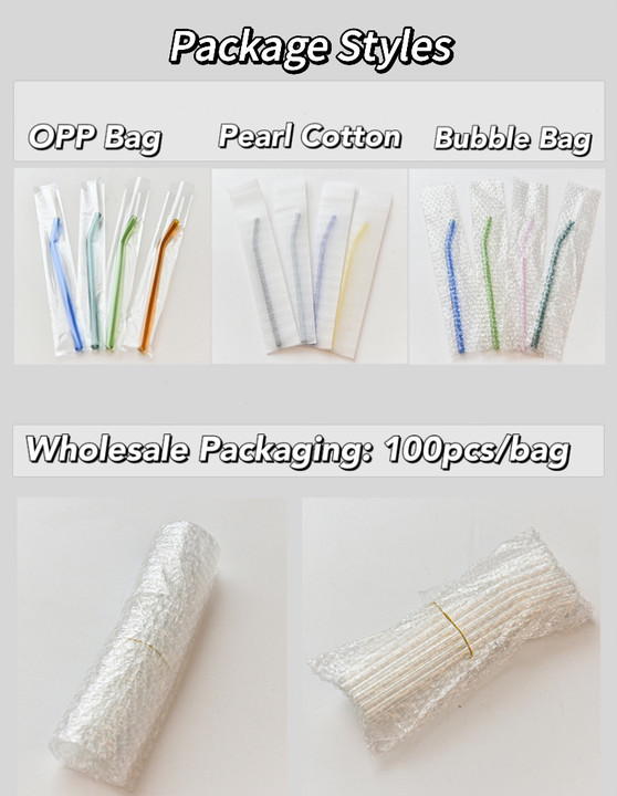 Wholesale Hot 15oz Custom Logo Clear Printed Glass Straw Coffee Mugs Custom Milk Leather Case Drinking Cup with Lip and Straw factory