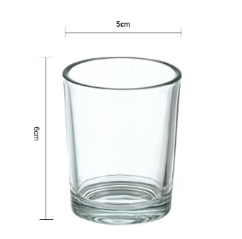 Wholesale Unique Custom Wedding Festival Decoration Clear Frosted Amber Glass Candle Jars factory