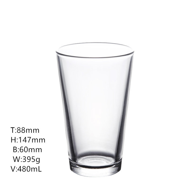 Everyday Use Bar Restaurant Cheap Highball Classic Custom Beer Pint Drink Flower Tea Water Glass details