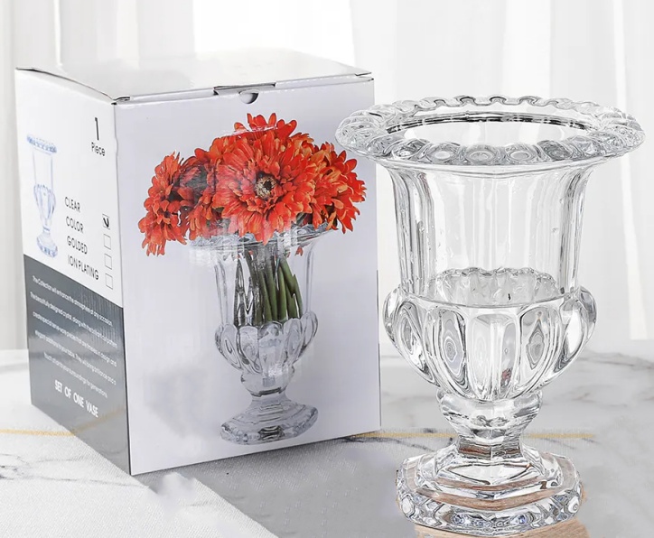 Wholesale Nordic Plant Modern Clear Decoration Wedding Glass Bottles Flower Vase for Home Decor supplier