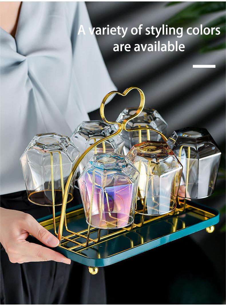 Diamond Jug and Glass Cold Kettle Set Household Beer Cup Water Cup Cold and Heat Resistant Pitcher Jug set manufacture