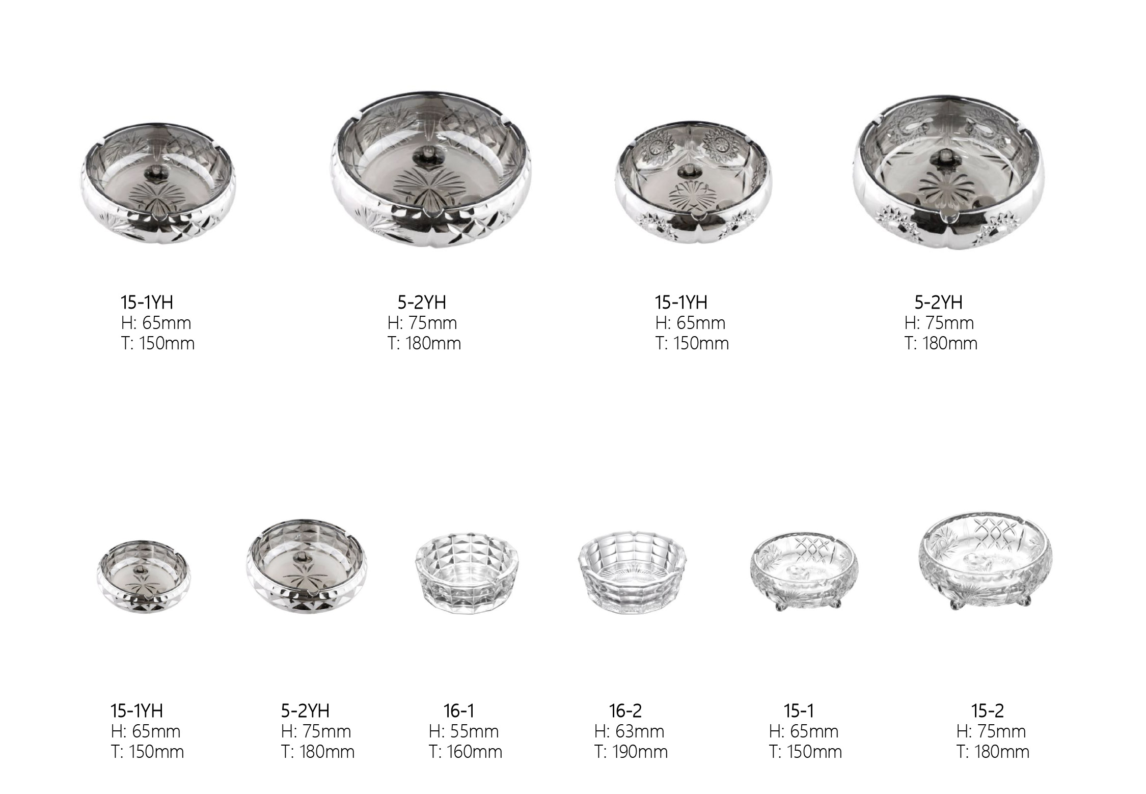 Hotel office smoking accessories electroplate colored ashtray custom logo clear glass ashtray cigar details
