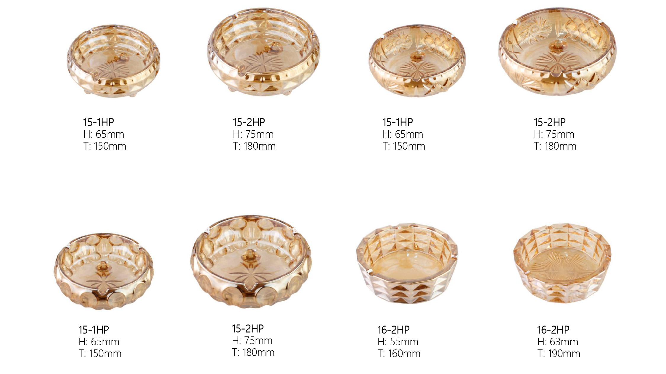 Hotel office smoking accessories electroplate colored ashtray custom logo clear glass ashtray cigar details