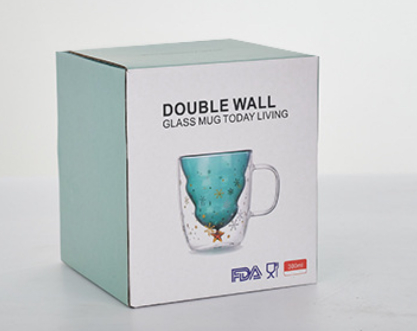 Custom Logo Hot Sale Clear Mug 450ML Glass Coffee Milk Leather Case Drinking Cup with Lip and Straw factory