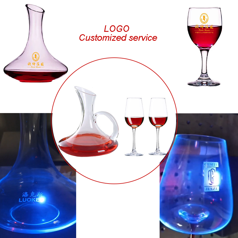 wholesale cheap gift box set goblet red wine glasses wine decanter and wine glass set supplier