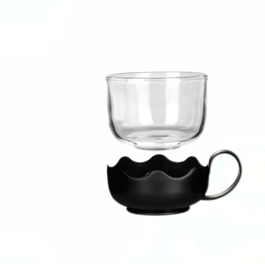 Wholesale Online Hot Sale 7pcs High Transparent Glass Teapot and Cup Set with Stainless Steel Strainer manufacture