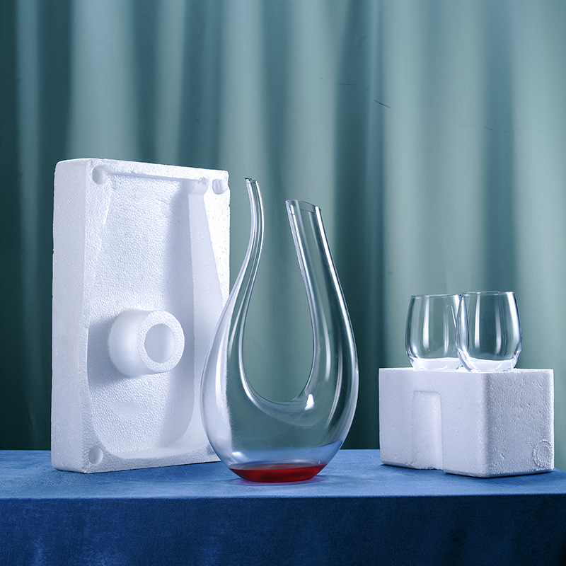 150 GLASSWARE Hand Blown Gift Box Red Wine Glass Decanter Set wine glasses and wine decanter glass set of glass factory