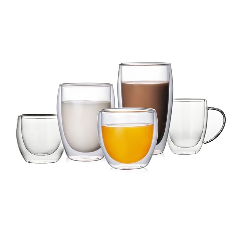 Wholesale Borosilicate Double Walled Tea Coffee Glasses Cup factory