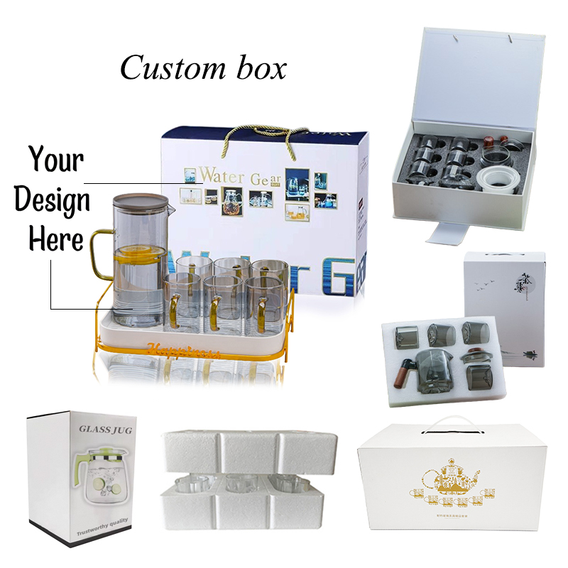 Diamond Jug and Glass Cold Kettle Set Household Beer Cup Water Cup Cold and Heat Resistant Pitcher Jug set manufacture