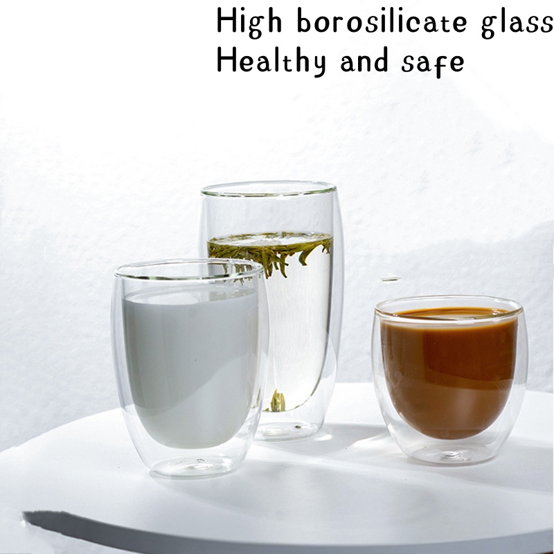Wholesale High Borosilicate Glass Clear Hammered Texture Coffee Double Walled Glasses Cup Custom Logo Capacity Free Samples manufacture
