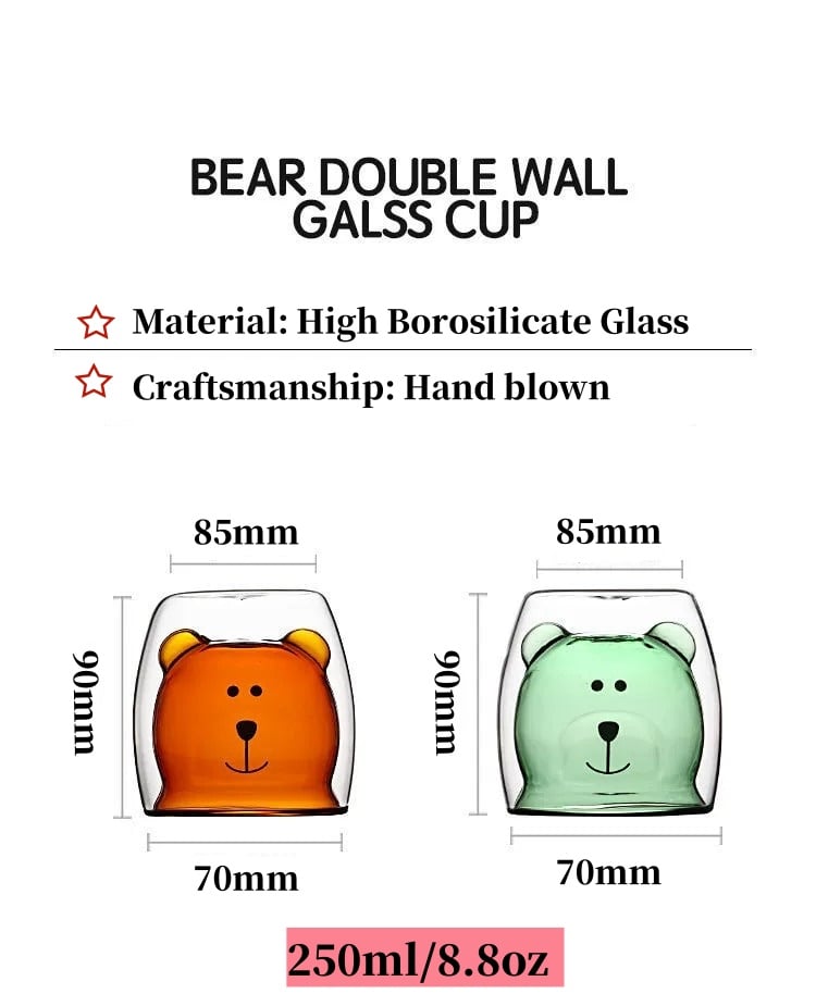 Clear Glass Insulated Tea Cups Espresso Latte Cappuccinos Double Wall Glass Coffee Mug supplier