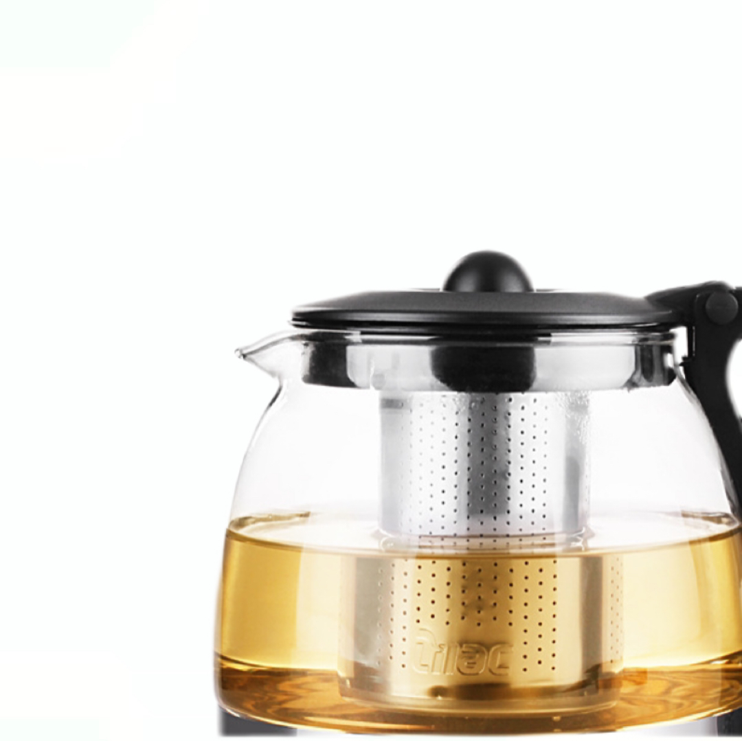 Wholesale Online Hot Sale 7pcs High Transparent Glass Teapot and Cup Set with Stainless Steel Strainer supplier