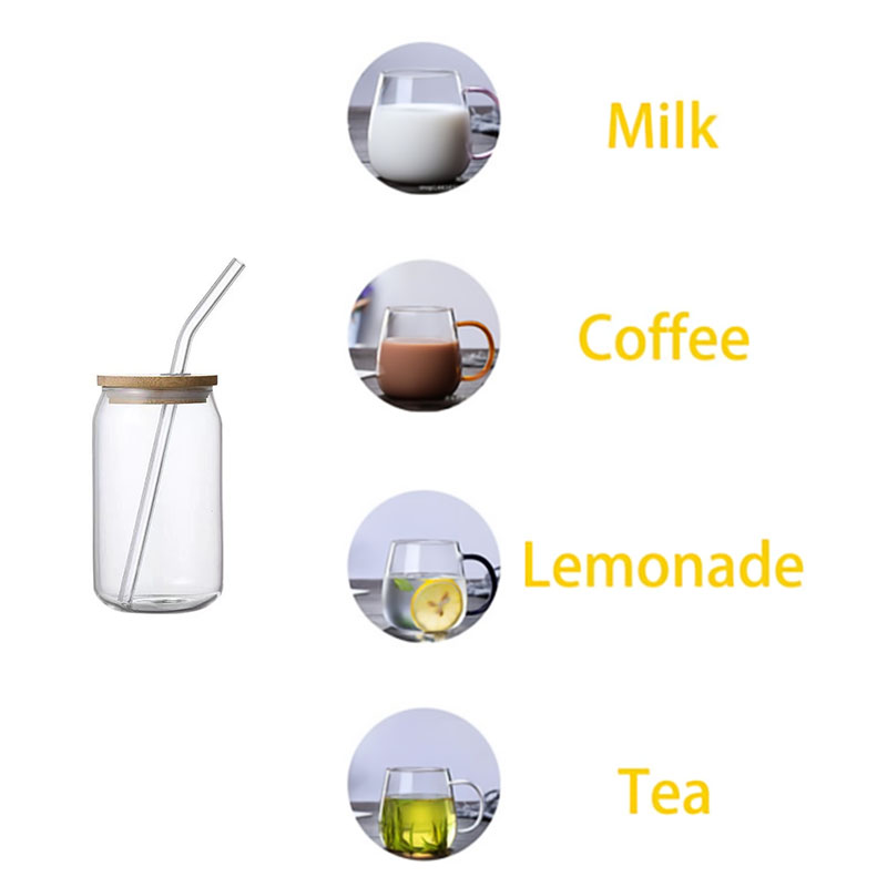 Wholesale Glasses with Custom Glass Straws for Whiskey, Soda, Tea, Water, Gifts factory