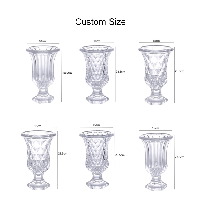 Wholesale Nordic Plant Modern Clear Decoration Wedding Glass Bottles Flower Vase for Home Decor manufacture