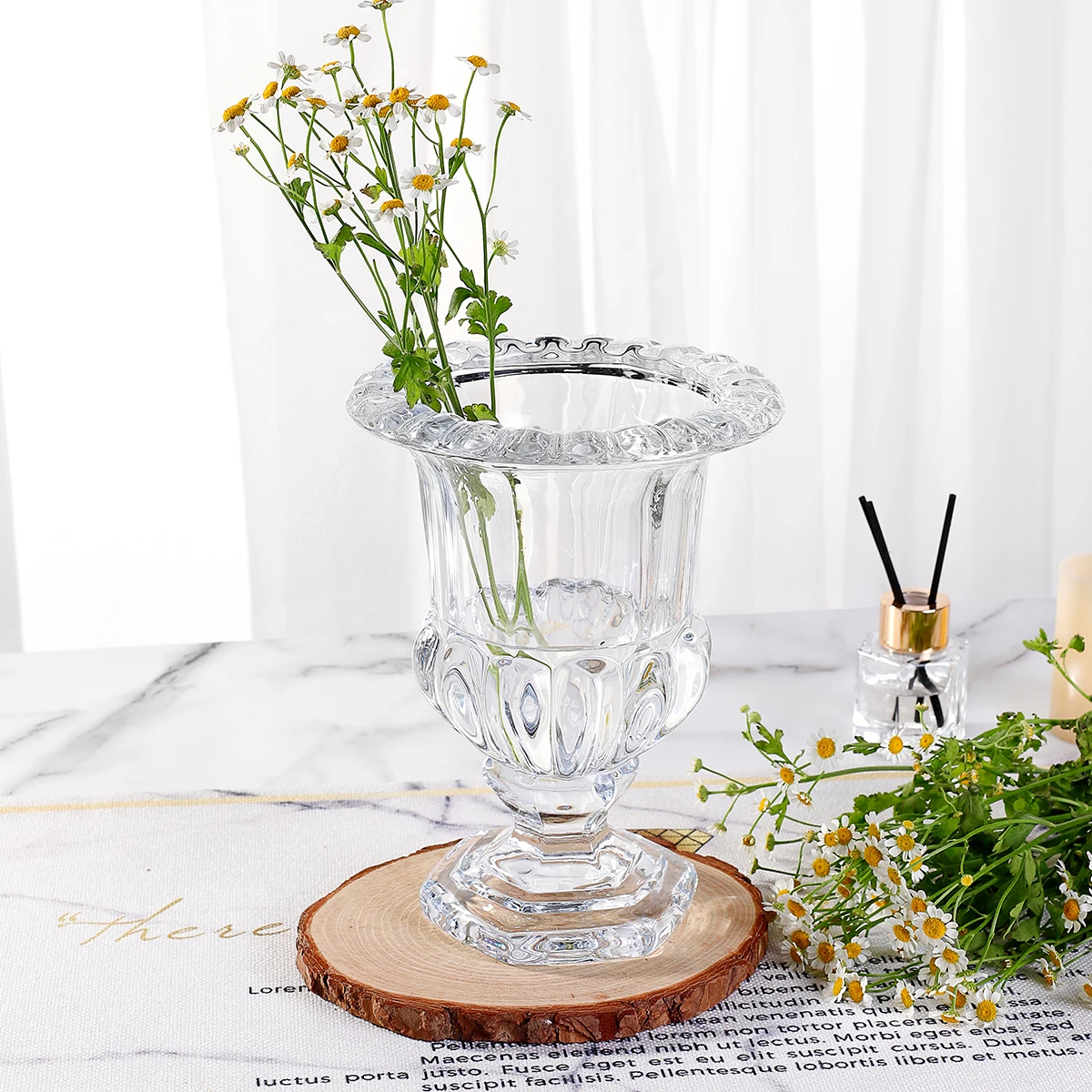 Wholesale Nordic Plant Modern Clear Decoration Wedding Glass Bottles Flower Vase for Home Decor supplier