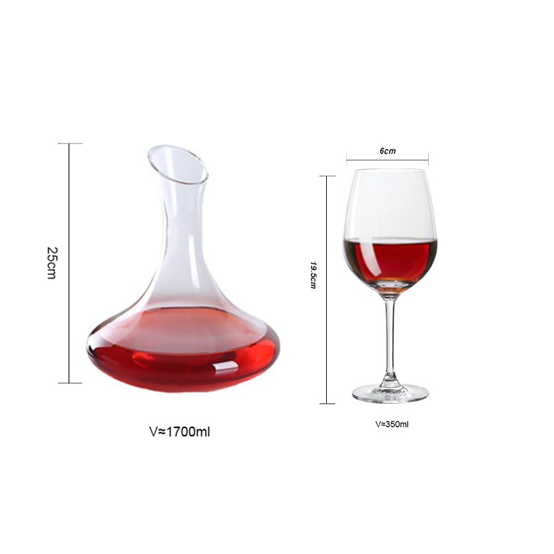 Customized Logo Luxury Red Wine Decanter  and Crystal Glasses high end Gift Box Sets of glasses for Special Occasions manufacture