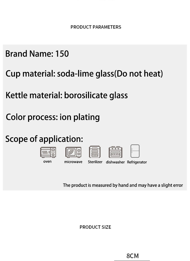 Diamond Jug and Glass Cold Kettle Set Household Beer Cup Water Cup Cold and Heat Resistant Pitcher Jug set supplier