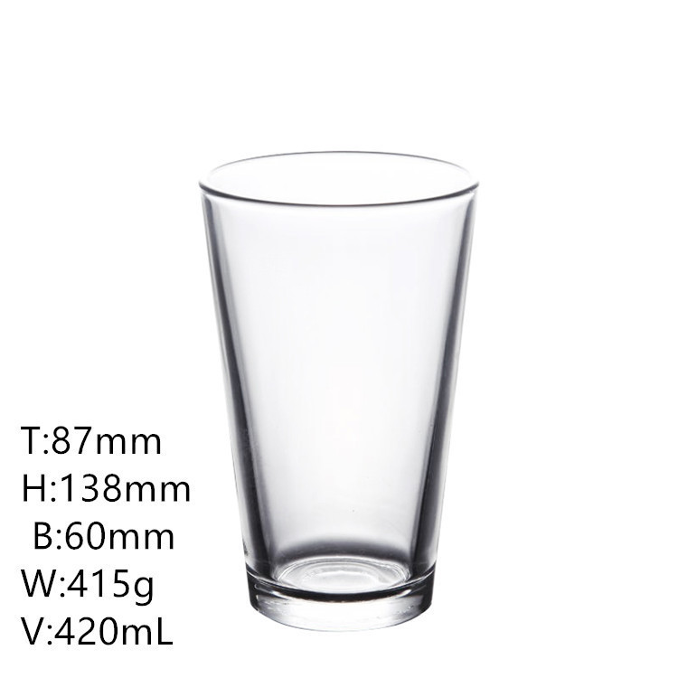 Everyday Use Bar Restaurant Cheap Highball Classic Custom Beer Pint Drink Flower Tea Water Glass manufacture