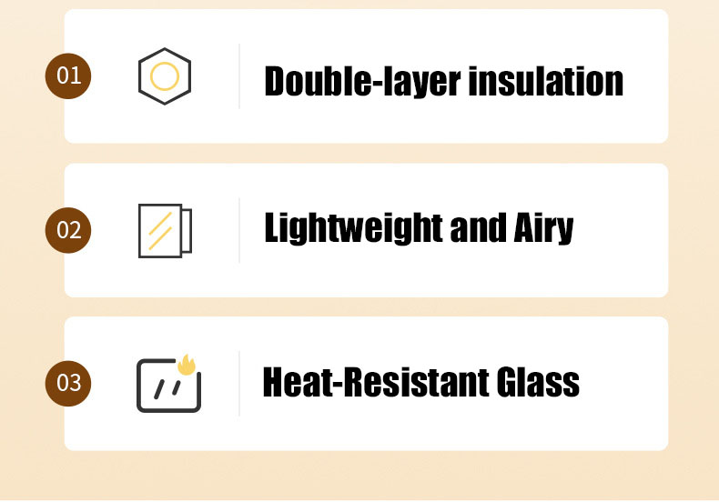 Espresso Glasses High-Quality Borosilicate Double-Walled Glass Layer Coffee or Tea Clear Heat and Cold Resistant Mug with Handle details