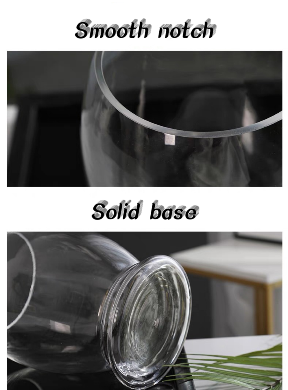 Custom Logo High Quality Round Multi-size Clear Glass Flower Vase Fish Tank Fish Bowl for Tabletop Decoration supplier