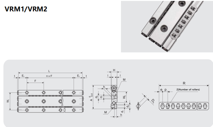 图片10 Cross roller rail VRM details