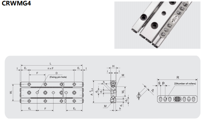 图片26 Cross roller rail CRWM manufacture
