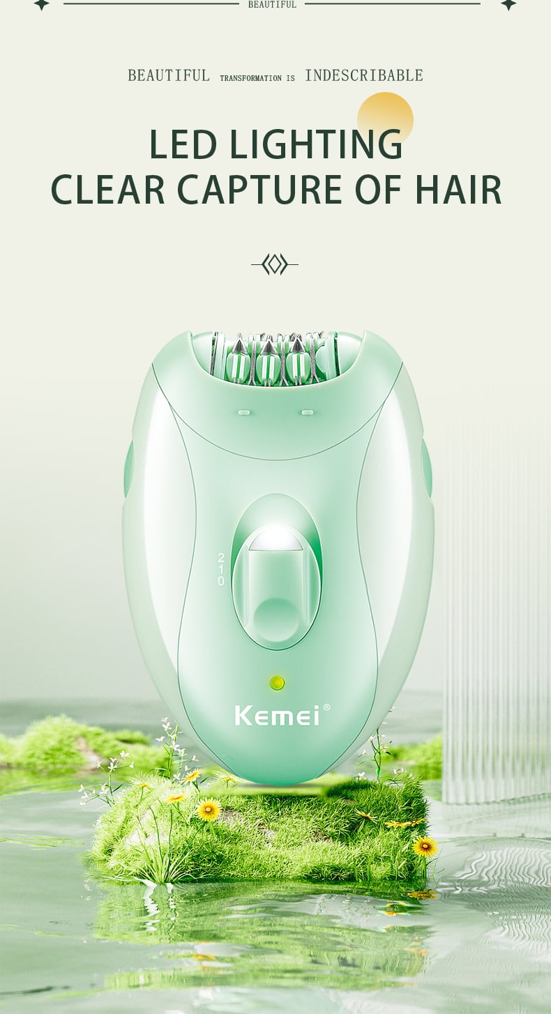 KEMEI km-6037 Hair Removal Device Beauty Devices Having Device Electric Ladies Plucking Hair Epilator factory