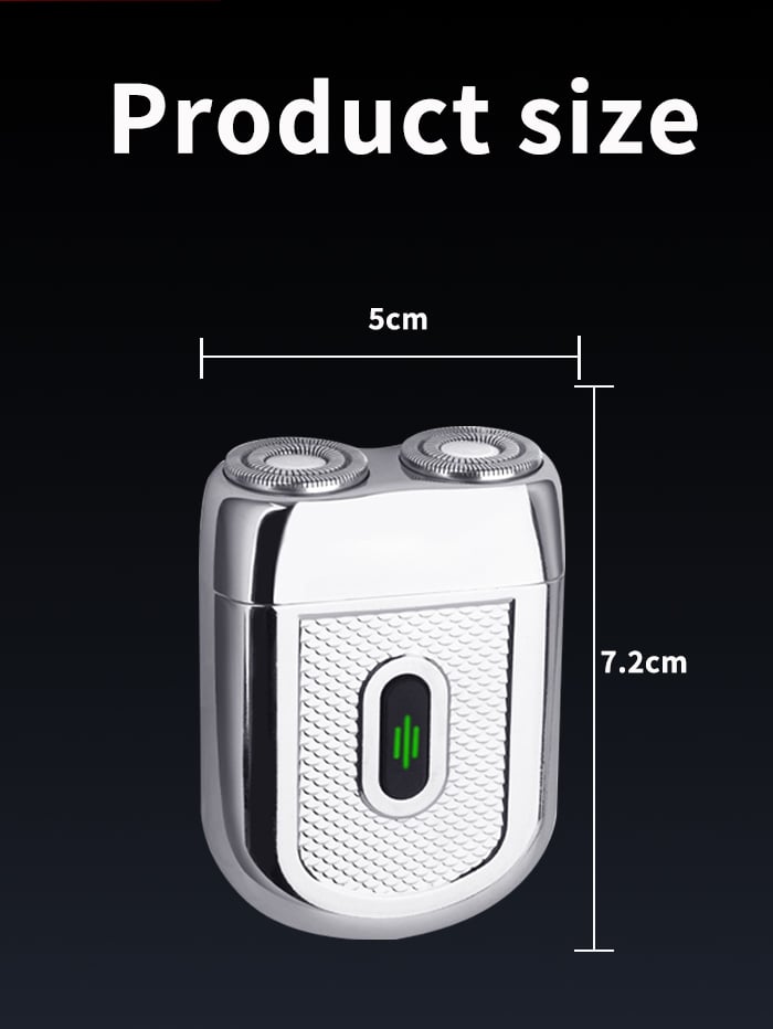 Newest Charge Men Electric Shaver Beard Trimmer Kemei km-C40 Floating Twin Blade Portable Usb Rechargeable Shaver factory