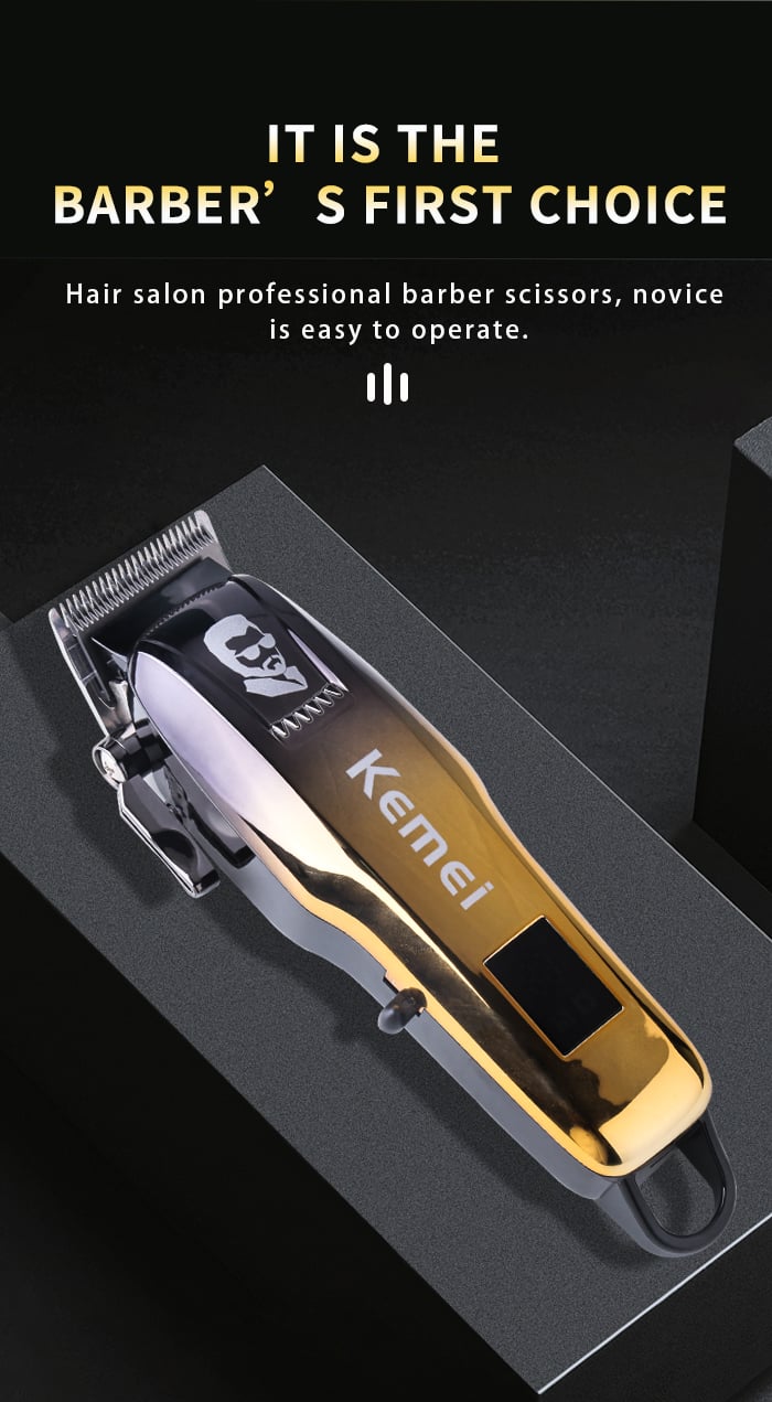 Kemei Pro Electric Hair Clipper Cordless Rechargeable factory