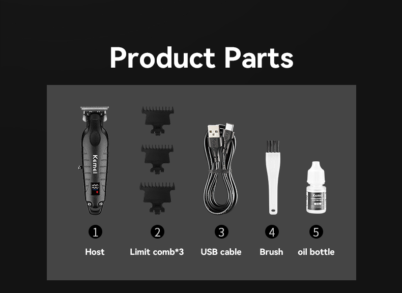 KEMEI New Design Hair Cutter Machine Best Brand Km-2293 Fast Charging Barber Machine Blades Hair Cutter supplier