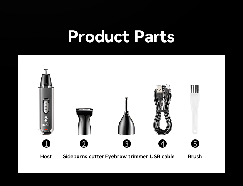 Wholesale Professional Nose Hair Removal Device Rechargeable Nose Hair Remover Trimmer factory