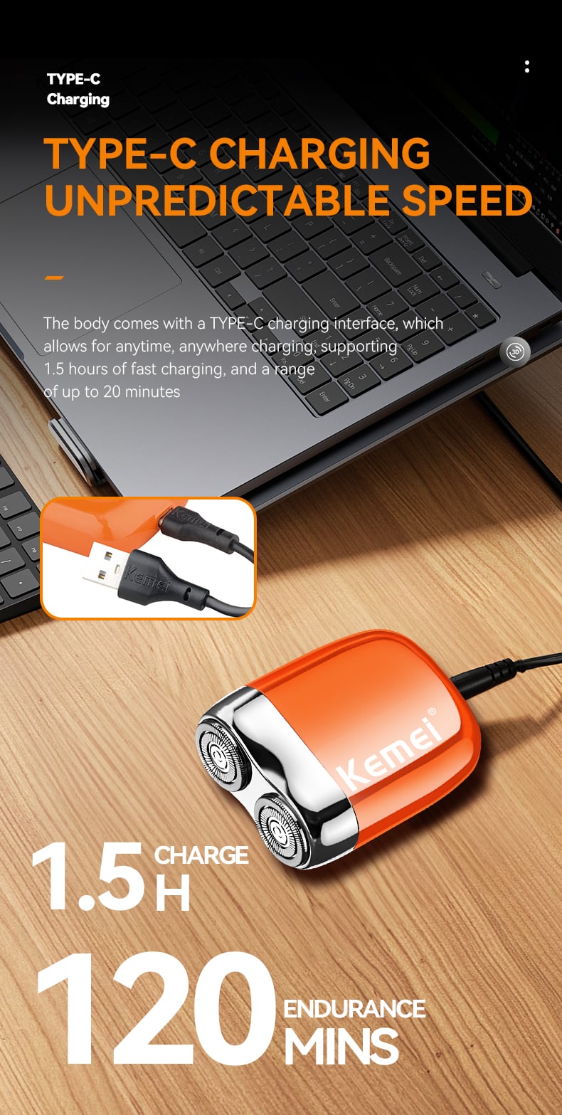 KEMEi Men mini Electric Shaver Km-C56 Electric Removal Appliances Mini Shavers details