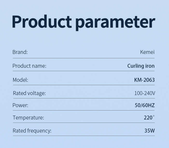 KEMEI Lcd Display Automatic Hair Curler Temperature regulation km-2063 Automatic Electric Wand Ceramic Hair Curler manufacture