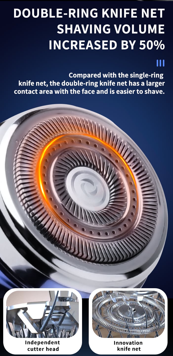 Hot Sale Mini Portable Shaving Machine Km-c52 Waterproof Wet And Dry Electric Razor Shaving Machine For Men details