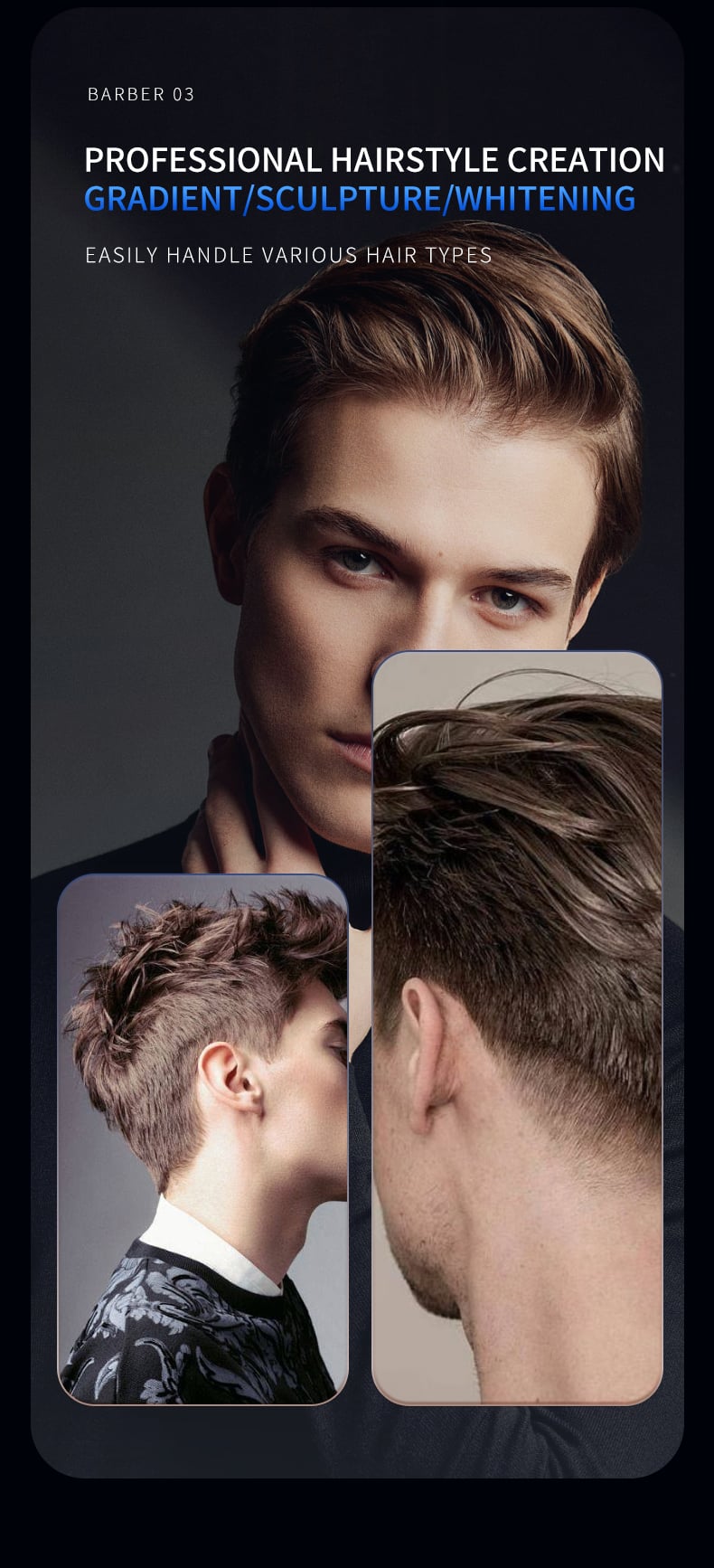 KEMEI km-2361 DLC 10000rpm Rechargeable Hair Trimmer Hair Trimmer Hair Cut Machine Clipper supplier