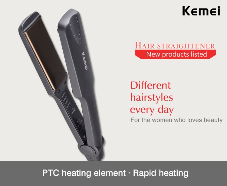 New Flat Straightening Iron Styling Tool Kemei KM-329 supplier