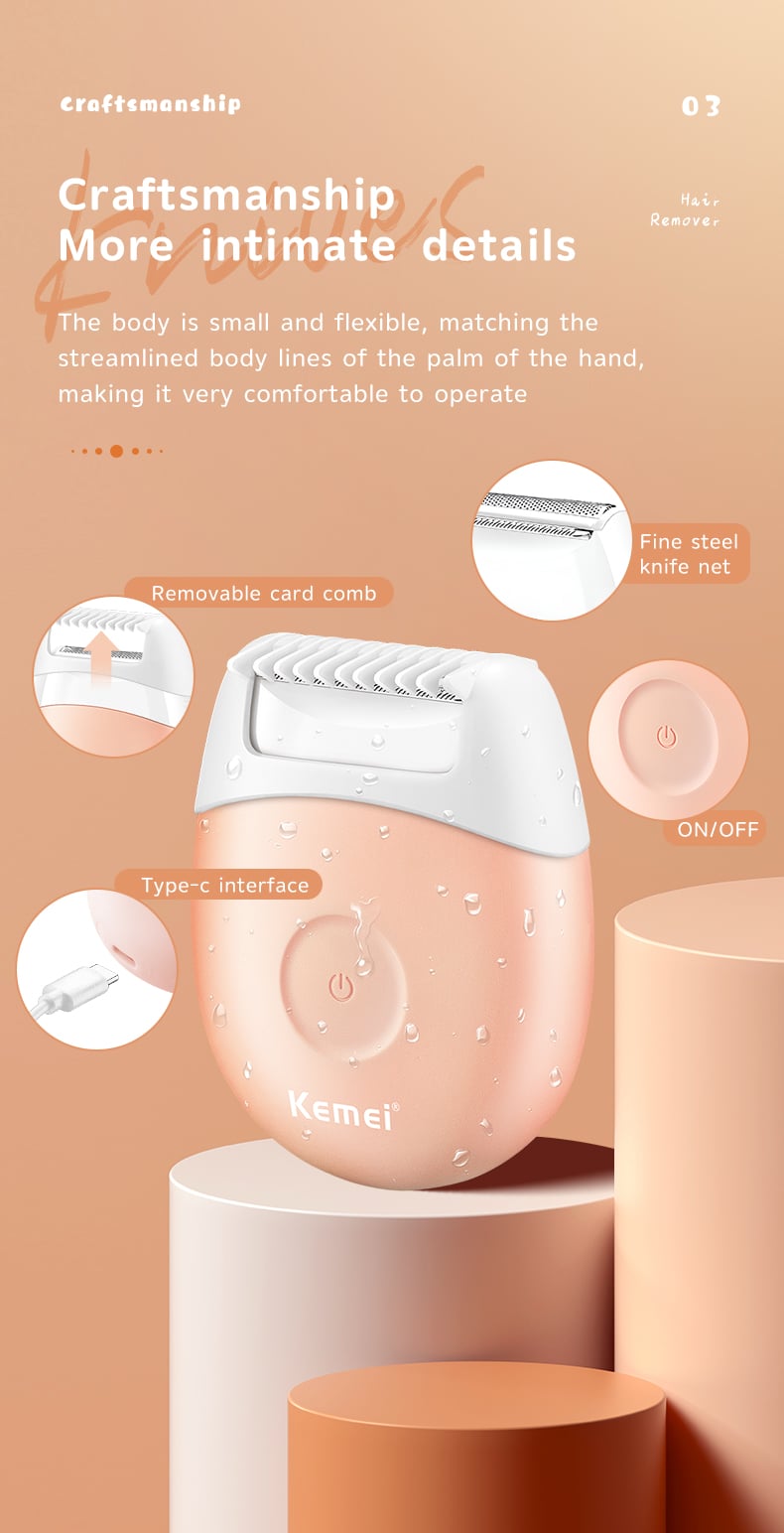 Portable USB Rechargeable Hair Trimmer for Bikini factory