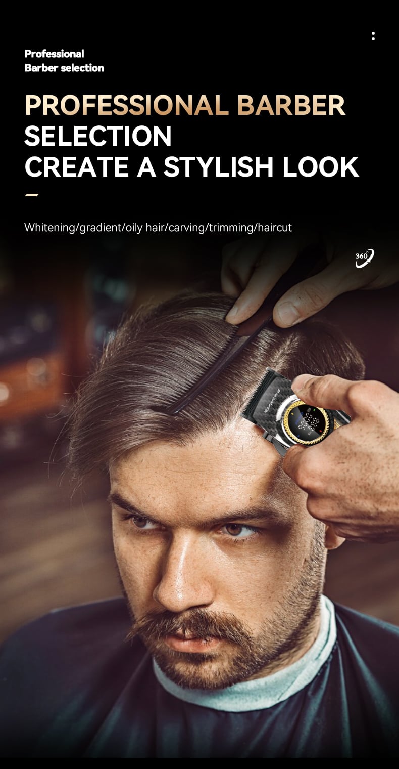 KEMEI km-2242 Hair Clipper Trimmer Brushless Motor Battery Powered Hair Trimmers Commercial Clippers With Charging base details