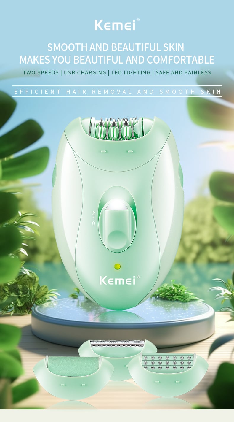 KEMEI km-6037 Hair Removal Device Beauty Devices Having Device Electric Ladies Plucking Hair Epilator manufacture