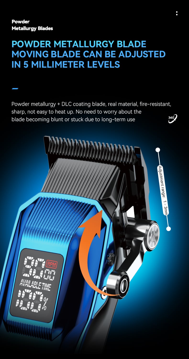 KEMEI km-2796 Hair Trimmers Clippers Professional Cordless 4600mah Lasting Rechargeable Hair Trimmers Clippers supplier