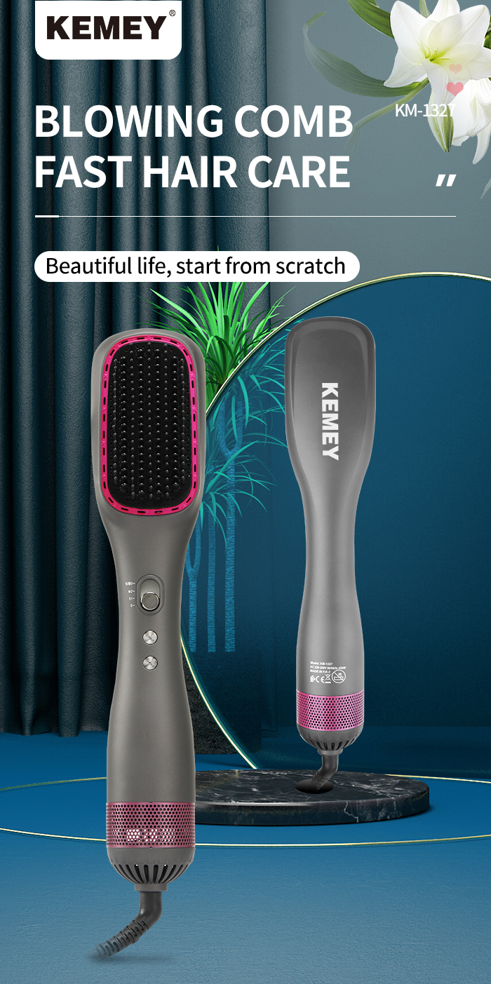 3 gear Multifunctional Fancy Hair Dryer Brush manufacture